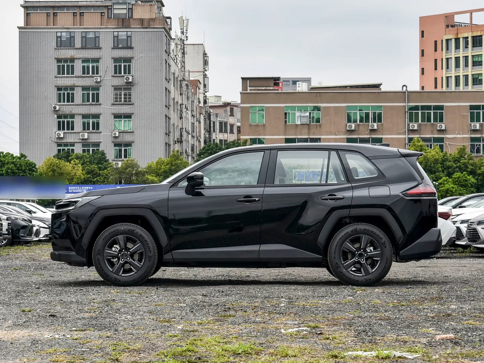 Toyota RAV4 SUV side profile ready for inspection